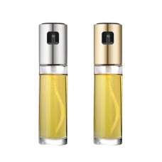 2PCs 100mL Stainless Steel Olive Oil Vinegar Spray Bottle Dispenser